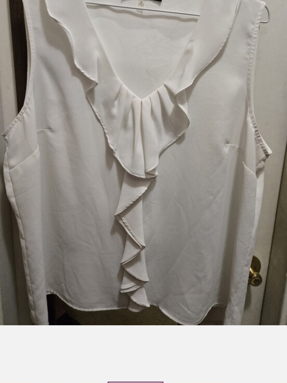 Kasper Ruffle-Neck XL - Available In White/Black/Maroon/Pink